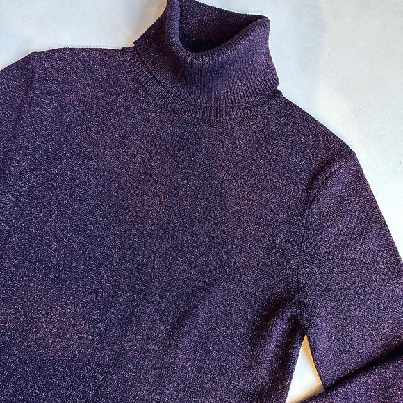 Creatures of Comfort Metallic Knit Turtleneck - Picture 5 of 7